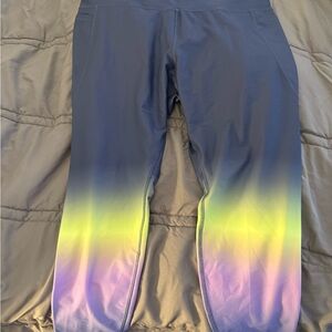 Old Navy Blue and Purple Gradient Leggings